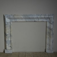 19th Century Marble Bolection Fire Surround