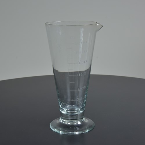 Glass Conical Laboratory  Vase / Flask