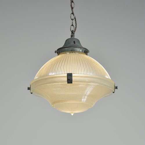 Holophane Prismatic Glass Lantern