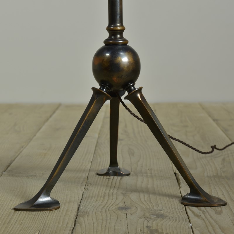 Bulbous Bronzed Floor Lamp C1900-haes-antiques-dsc-2551cr-main-638018805248111497.jpg