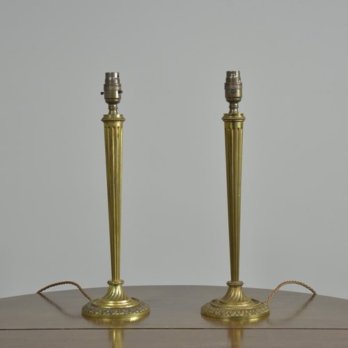 Pair French Neoclassical Lamps