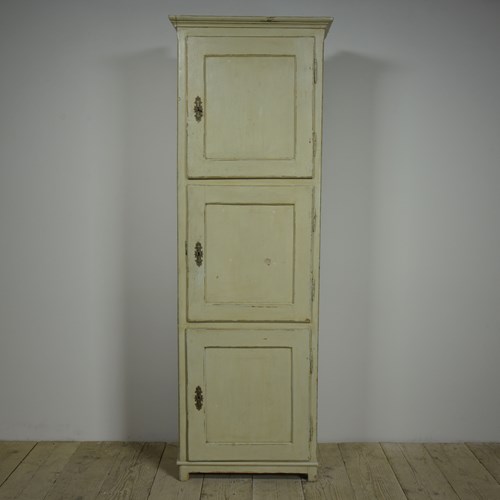Tall Slim Antique Pine Cabinet