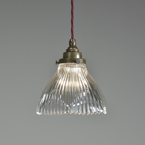 Hexagonal Prismatic Glass Pendant Shades X5