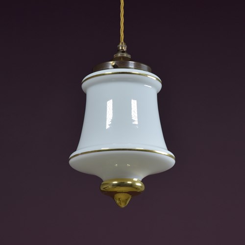Opal & Gold Pendant Light