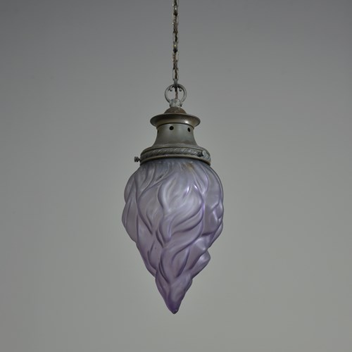 Antique Purple Flambe Shade Pendant