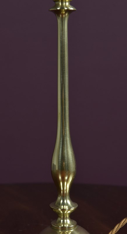 Slender Brass Baluster Lamp-haes-antiques-dsc-4310cr-main-638058594571319568.jpg