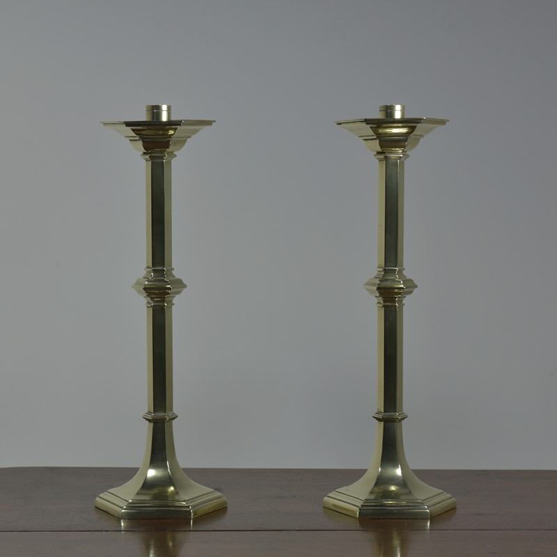 Antique Pair -Brass Hexagonal  Candlesticks -haes-antiques-dsc-6656cr-fm-main-637449575878157766.jpg