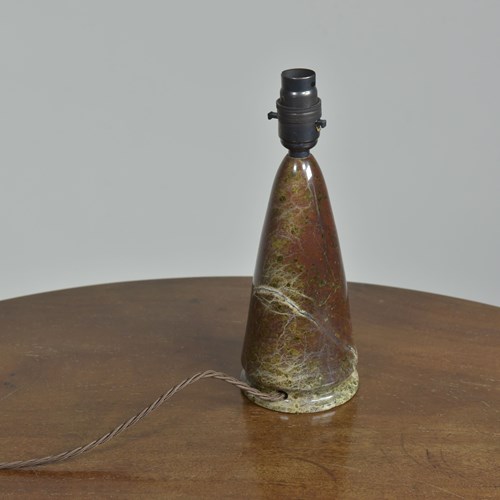 Cornish Serpentine Table  Lamp