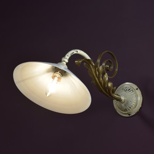 Brass Swan Neck Wall Light