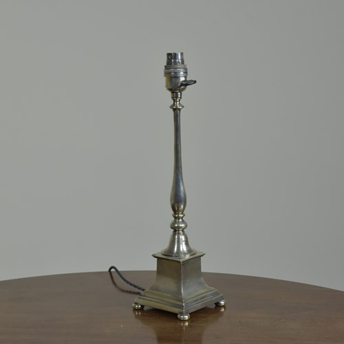 Faraday & Son Silver Plated Table Lamp