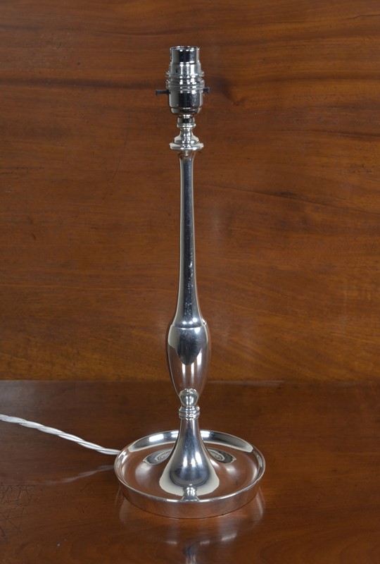 Baluster Stemmed Table Lamp - Silver Plated-haes-antiques-dsc-8976cr-fm-main-637062433838884640.jpg