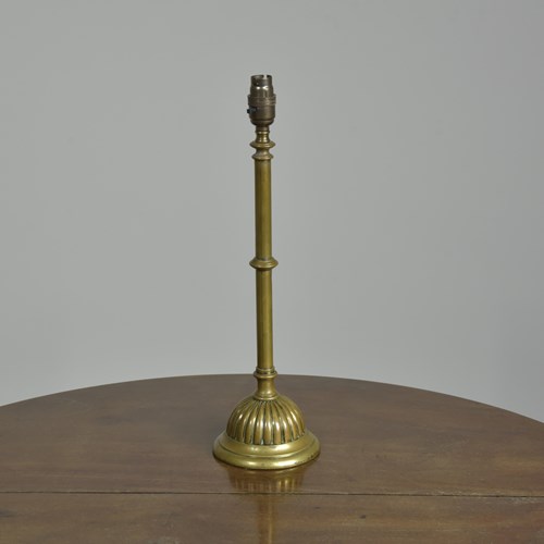 Jellymould Base Brass Table Lamp