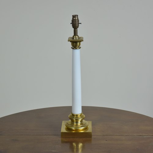 Opal Column Oil Table Lamp