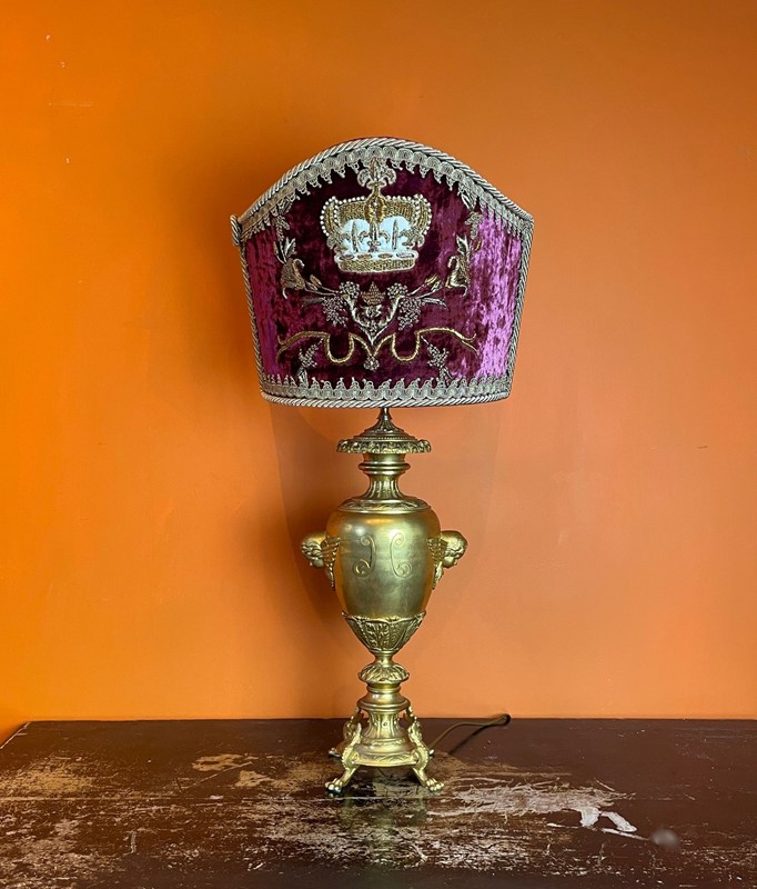 Antique French Gilt Metal Lamp With Bullion Shade-hand-of-glory-2-327112d9-3f74-4341-802d-13f24e1c75ab-1-201-a-main-638046213773737744.jpeg