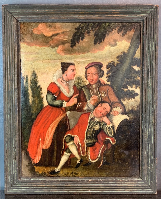 19th C Naive vernacular allegorical oil painting-hand-of-glory-389d0027-34c0-48fd-b1bf-61fbbffce96f-1-201-a-main-637608299550811701.jpeg