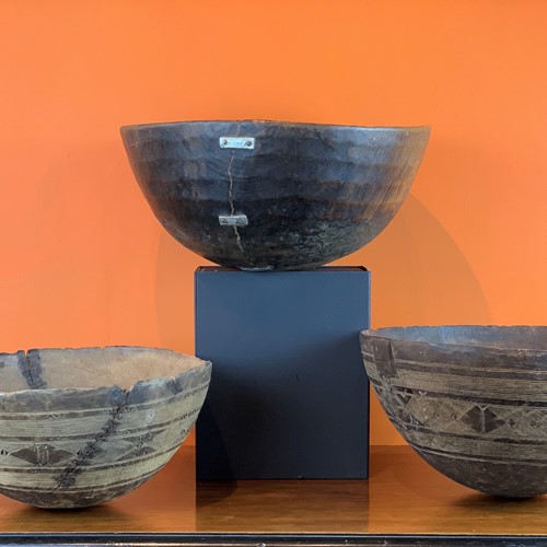 Antique Tuareg Tribal Wooden Bowls