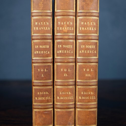 1830 Travels In North America By Captain Basil Hall (With Irish History Interest