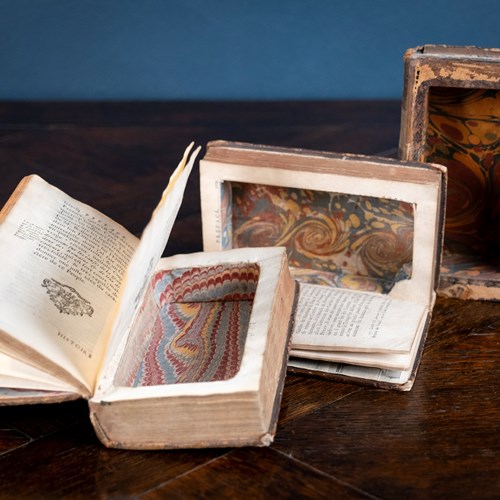 French Leather 'Secret Compartment' Books 