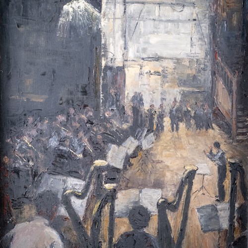Barbara Campbell - 'The Rehearsal'. Oil On Canvas.