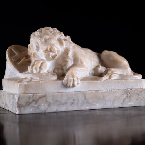 19Th Century Lion Of Lucerne