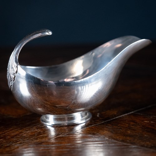 George V Silver Sauce Boat By S. Blackensee & Son, Chester