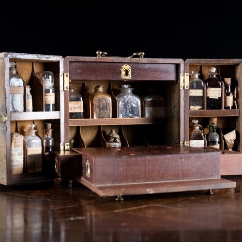 Georgian Mahogany Apothecary Cabinet