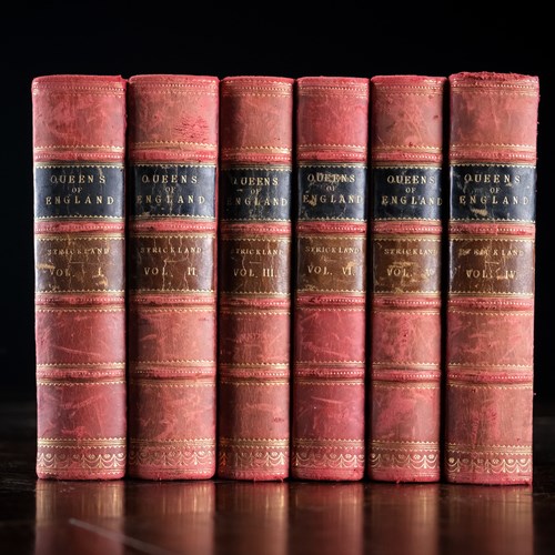 1872 Queens Of England By Agnes Strickland. 6 Vols.
