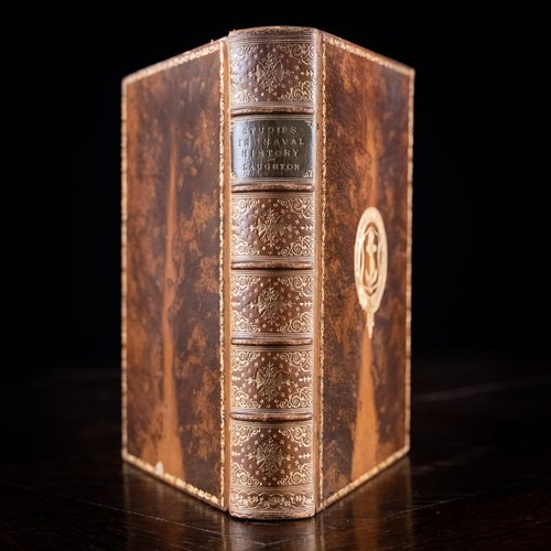 1887 Studies In Naval History By John Knox Laughton. First Edition.