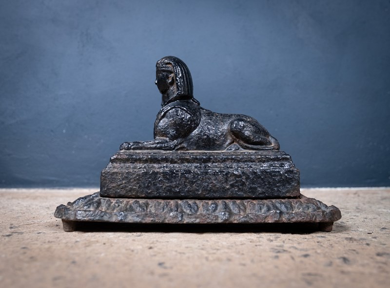 Cast Iron Egyptian Revival Sphinx Boot Scraper By A. Kenrick & Sons, C.1820-harrington-antiques-dscf6729-main-638316884907615315.JPG