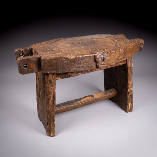 18Th Century Elm Cheese Press Table