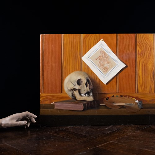 Vanitas Still Life By A. Fremont (French School).