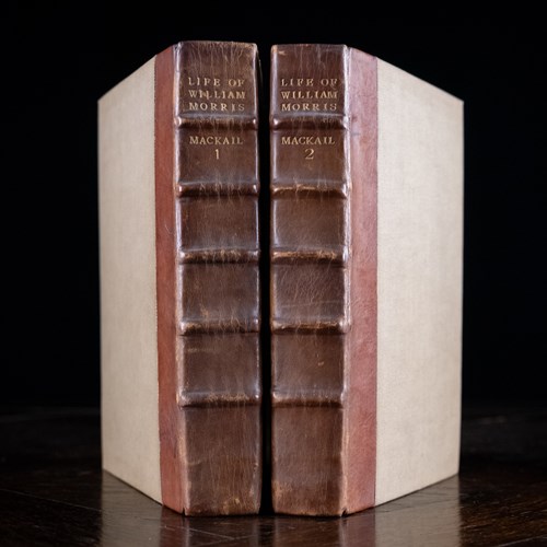 1899 The Life Of William Morris By J. W. Mackail. First Edition. 2 Volume Set.