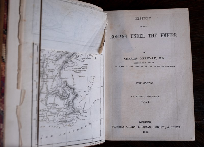 1865 History Of The Romans Under The Empire By Charles Merivale-harrington-antiques-dscf9222-main-638354724562052912.JPG