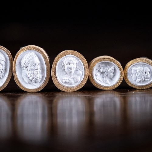 18Th Century Grand Tour Plaster Intaglios