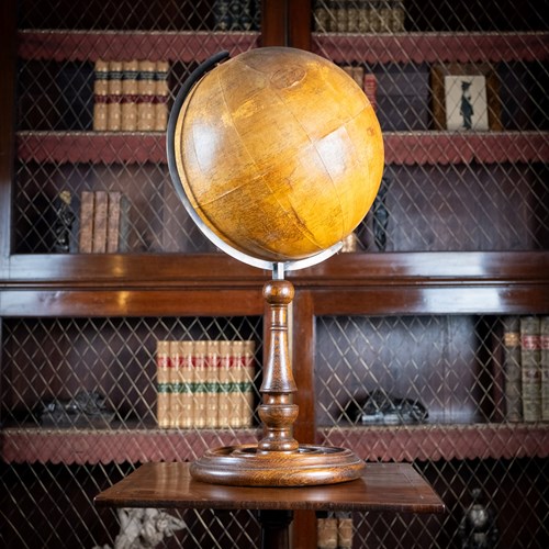 Early 20Th Century Philips & Son Library Globe