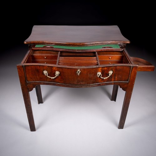 George III Chippendale Period Mahogany Architect's Desk