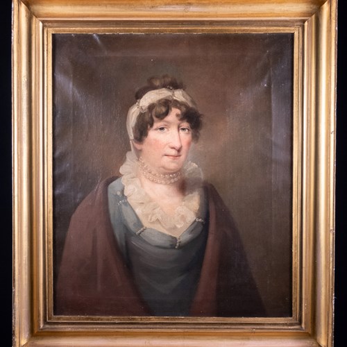 Portrait Of 'Jean Bryce Or Crawford (1764-1823)'. Oil On Canvas.