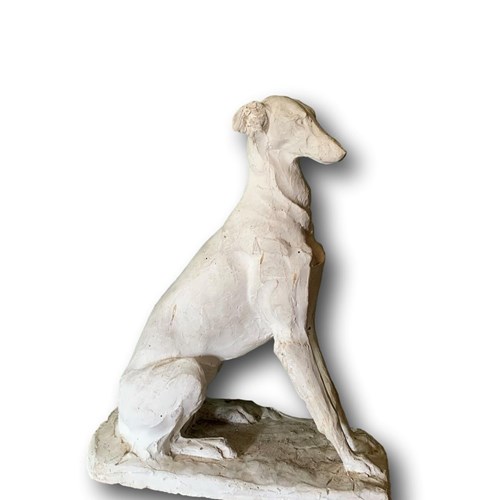 1930’S Plaster Maquette Of A Greyhound