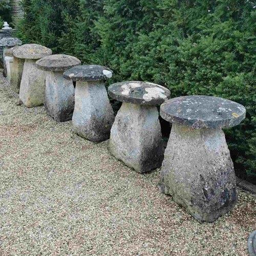 Antique Cotswold Staddle Stones