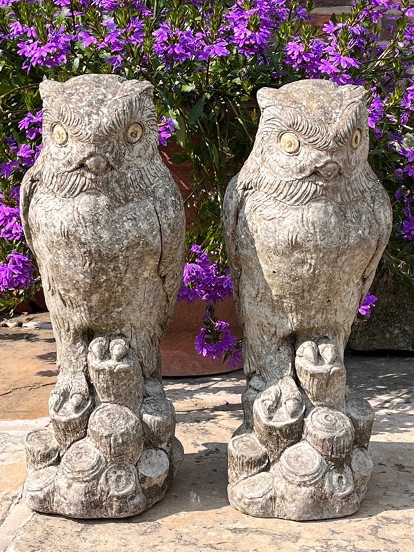 Pair Of Cast Stone Owl Garden Ornaments-hobson-may-collection-img-7249-main-637987458514628724.jpg