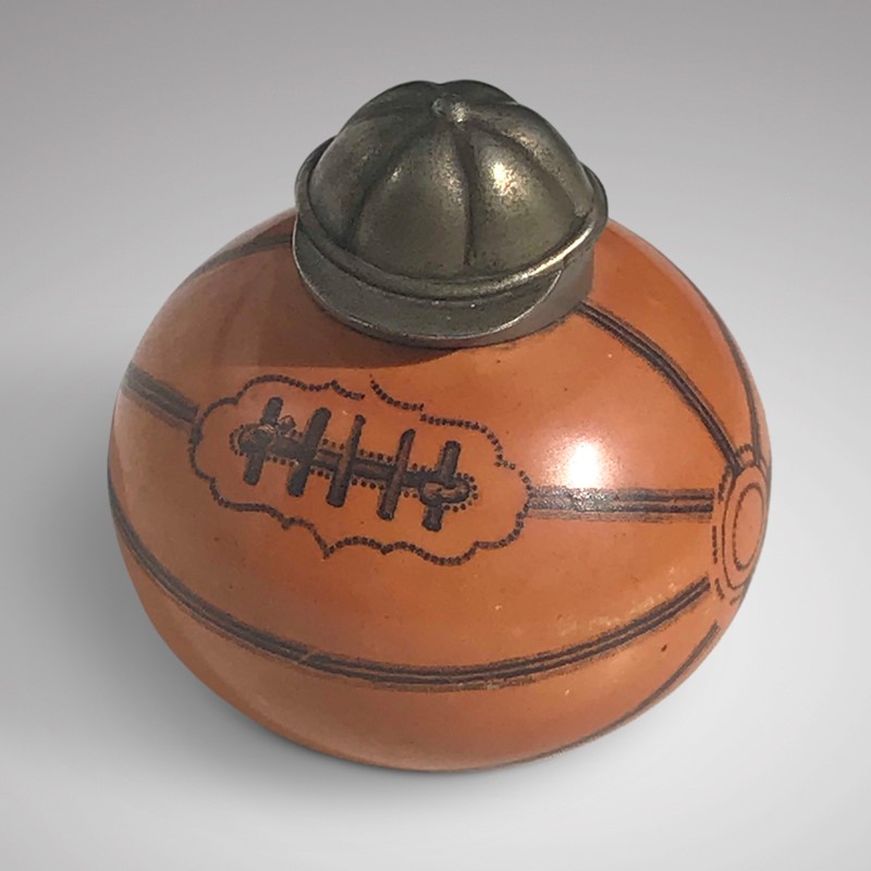 19Th Century Stoneware Rugby Ball Inkwell-hobson-may-collection-img-8371-main-637528596647959395.jpg