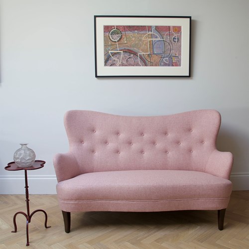 A Two Seater Sofa By Carl Malmsten Circa 1950S (Pair Available)