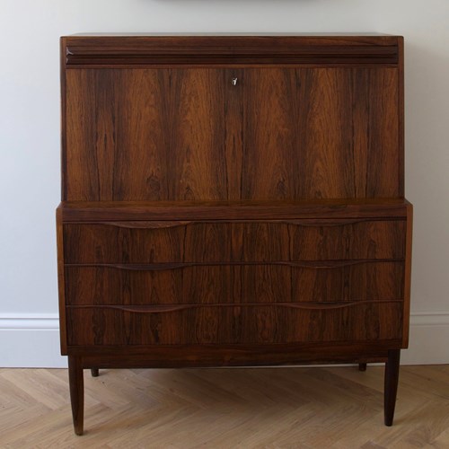 Mid Century Rosewood Bureau By Erling Torvits