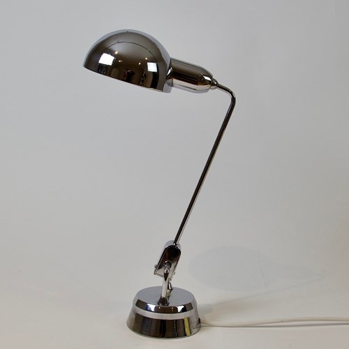 A Chrome Desk Lamp From The 1950S