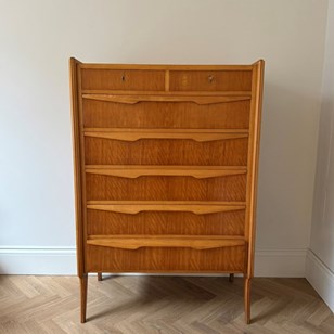 A Tall Chest Of Drawers Circa 1960S...