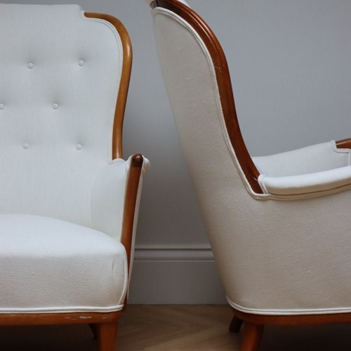 A Pair Of  Swedish Armchairs 1960S