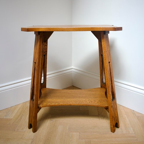 An Oak Cotswolds School Side Table 