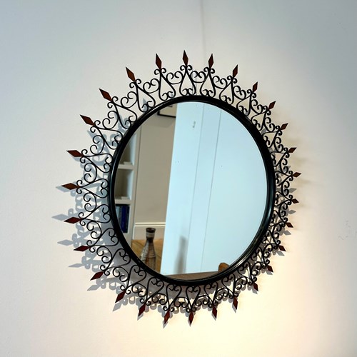 Decorative Sun Mirror, Circa 1960S
