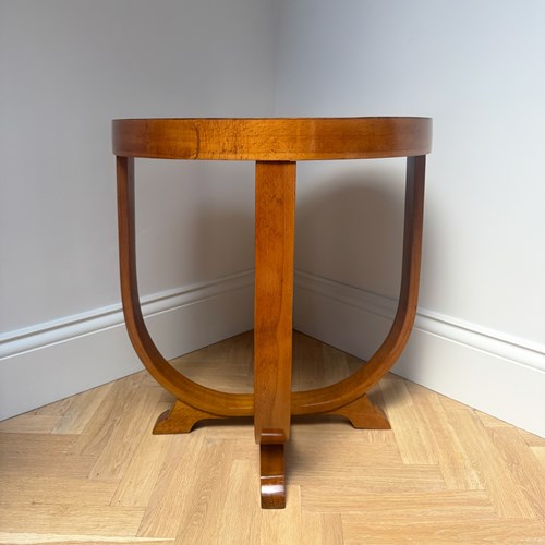 An Art Deco Round Side Table