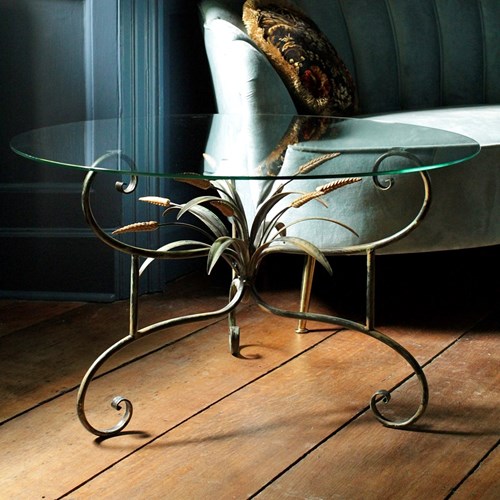 Decorative French Wheatsheaf Table